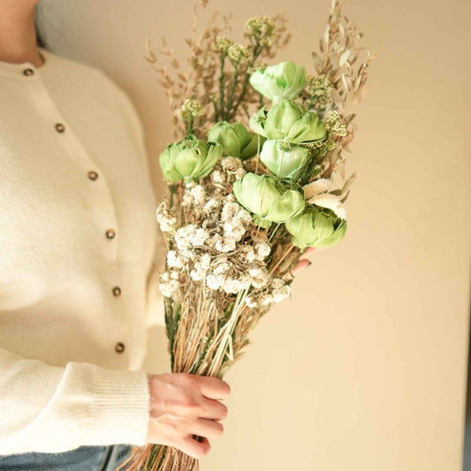 Autumn Dried Flower Bunch Home Decor