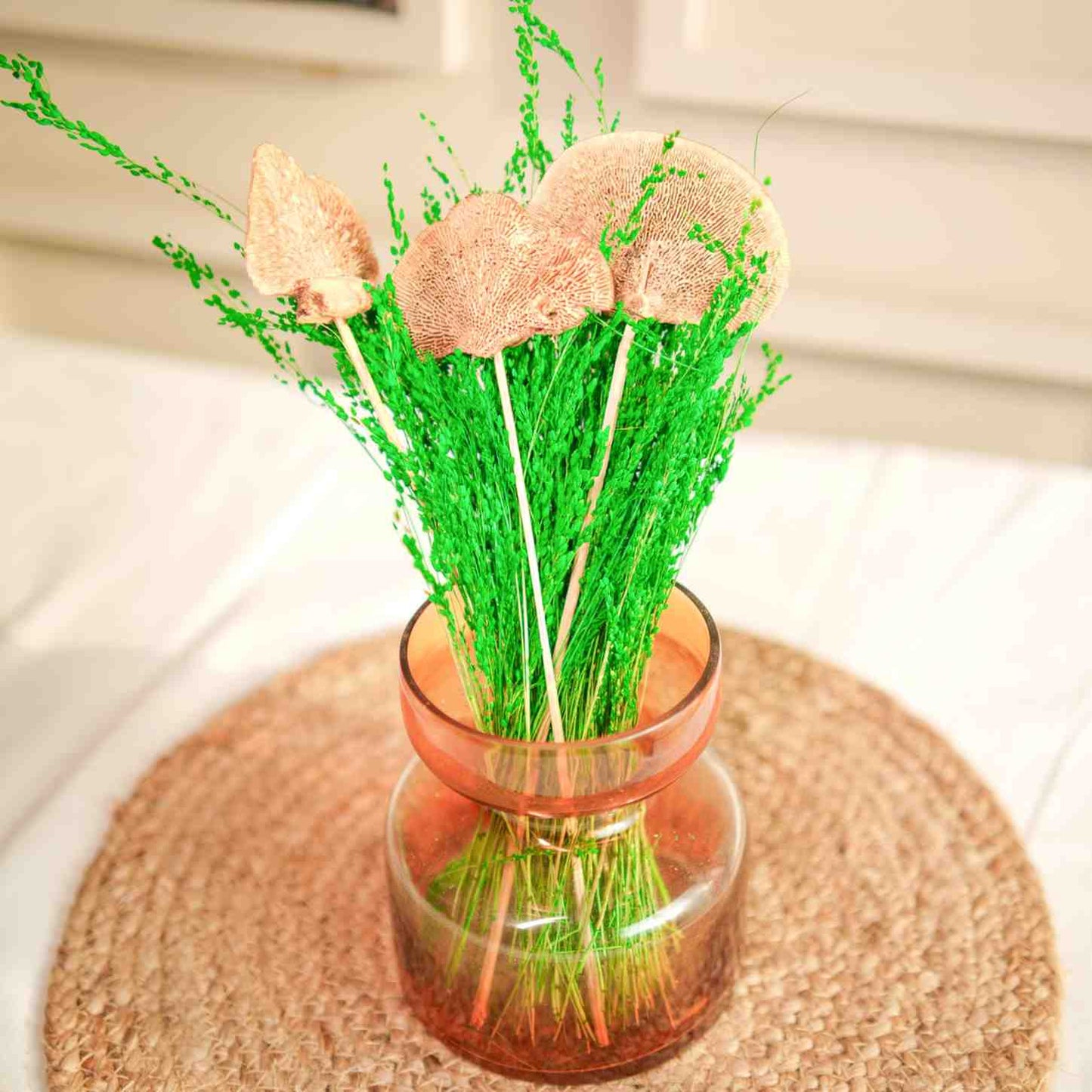 Timber Green Dried Flower Bunch Decor