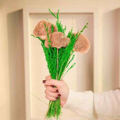 Timber Green Dried Flower Bunch Decor