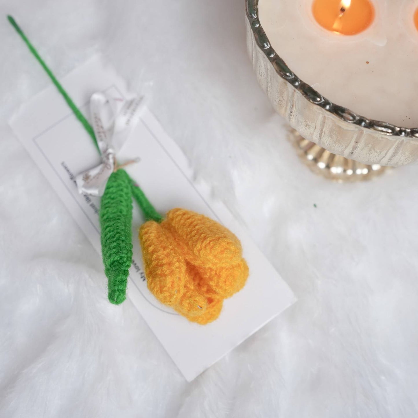 Handcrafted Crochet Flower - Premium Decor