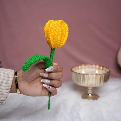 Handcrafted Crochet Flower - Premium Decor