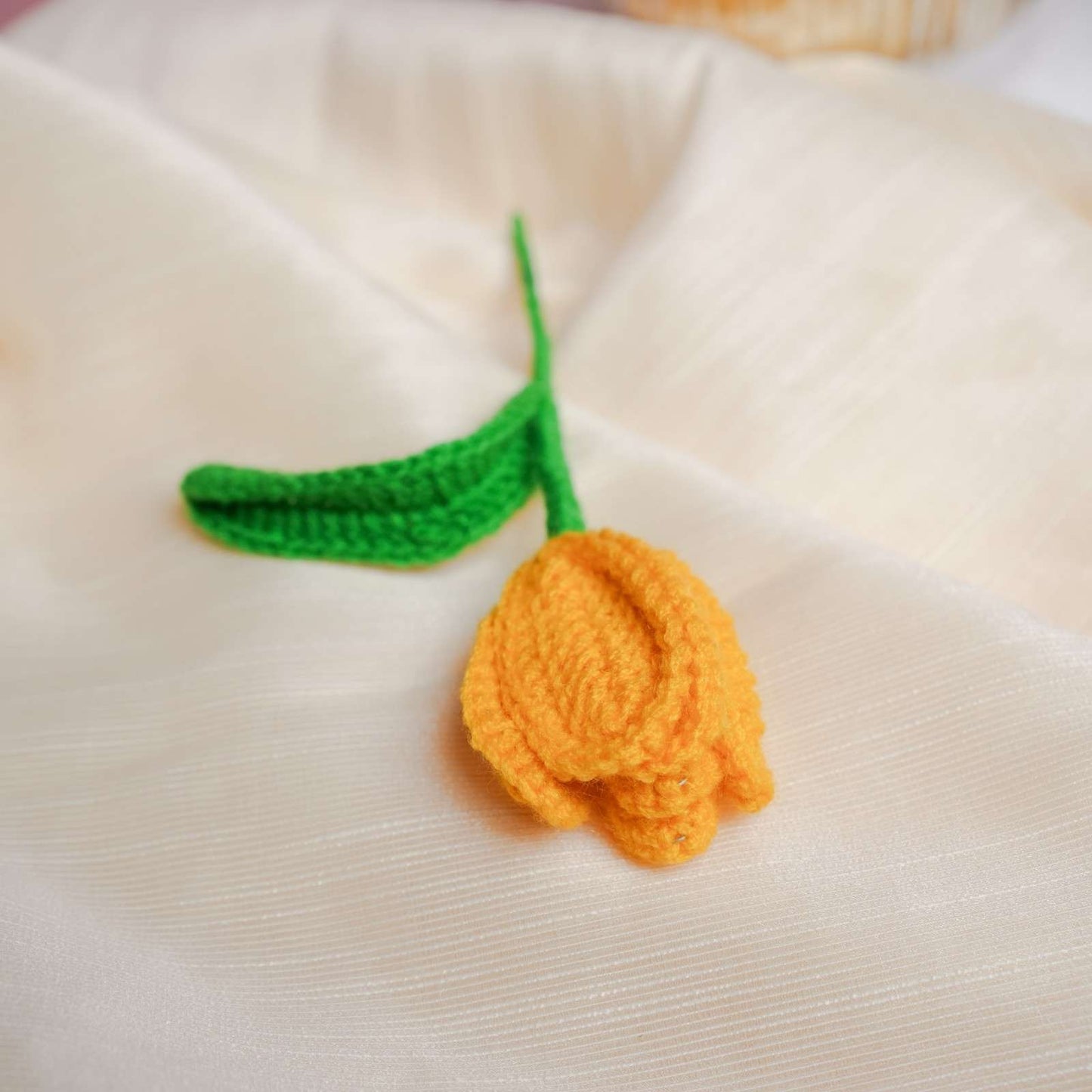 Handcrafted Crochet Flower - Premium Decor