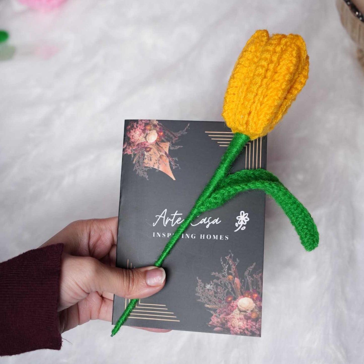 Handcrafted Crochet Flower - Premium Decor