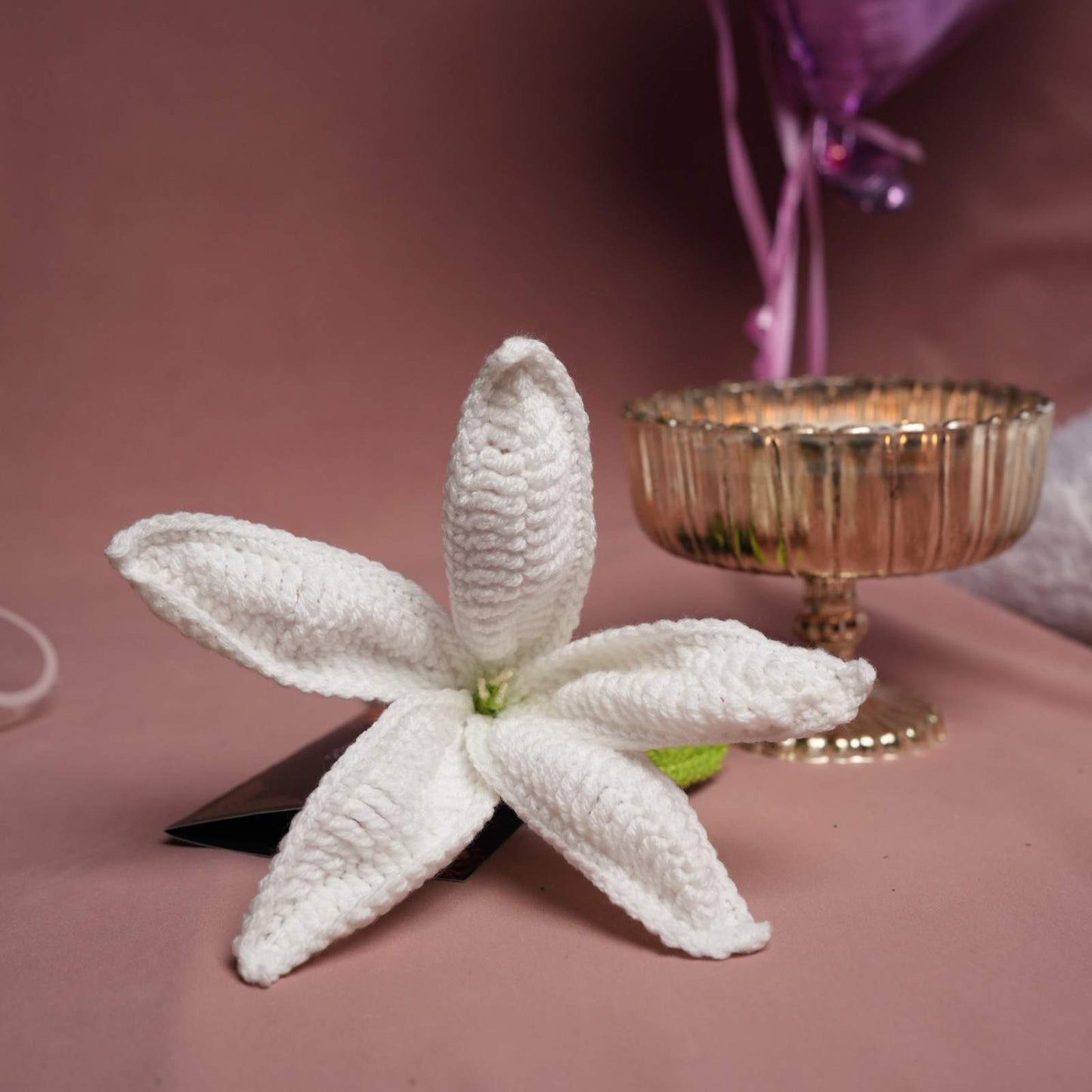 Handcrafted Crochet Flower - Premium Decor