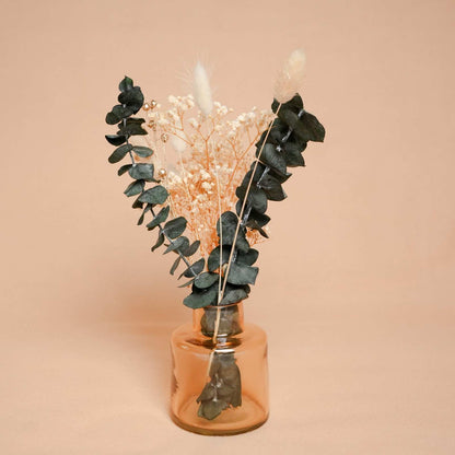 Little Blossom Dried Flower Glass Vase Gift Box