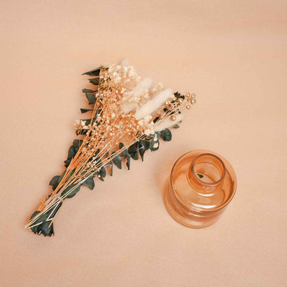 Little Blossom Dried Flower Glass Vase Gift Box