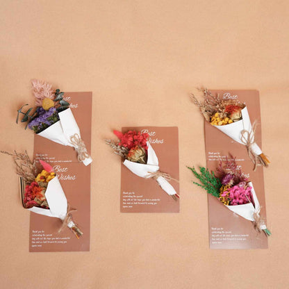 Everlasting Flower Greeting Cards Set of 5