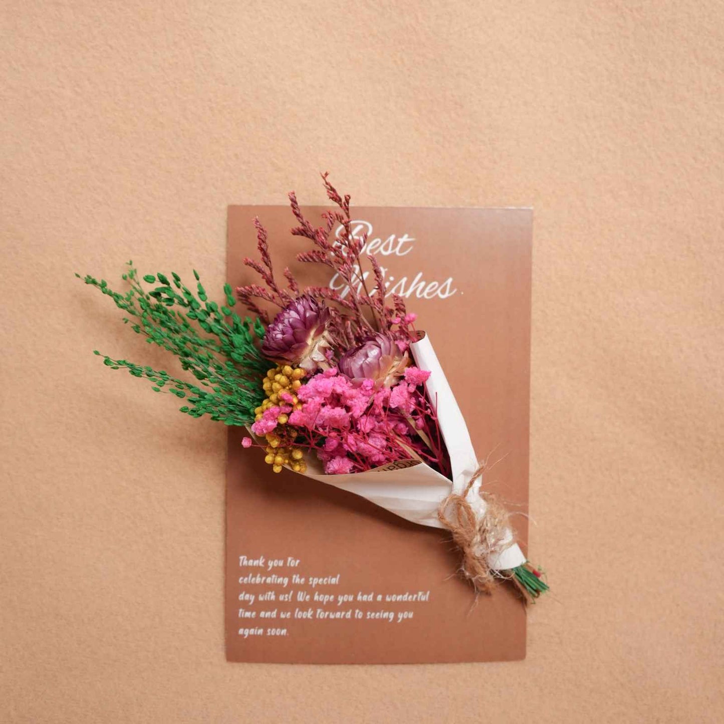 Everlasting Flower Greeting Cards Set of 5