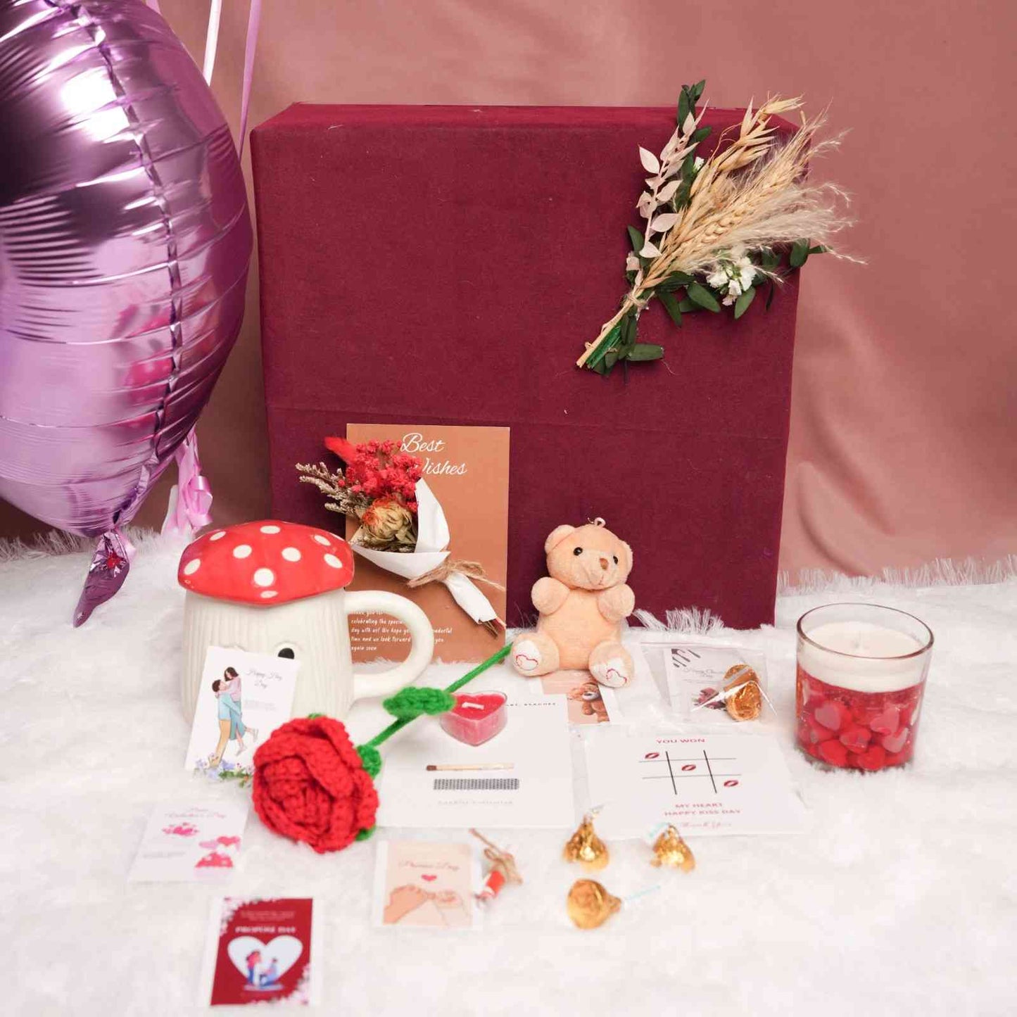 Perfect Valentine Gift Box Set of 8 Hamper