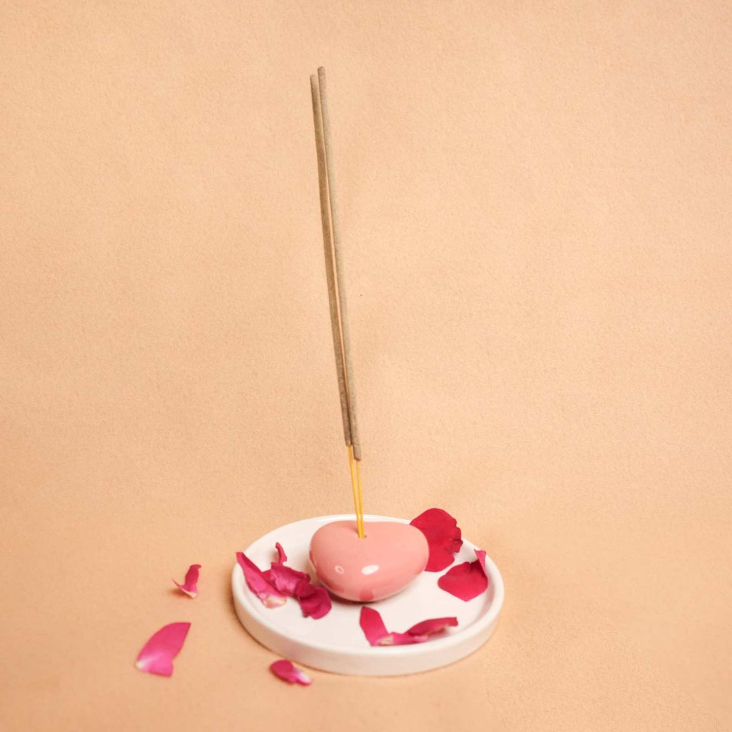 HeartGlow Ceramic Agarbati Incense Stand Holder