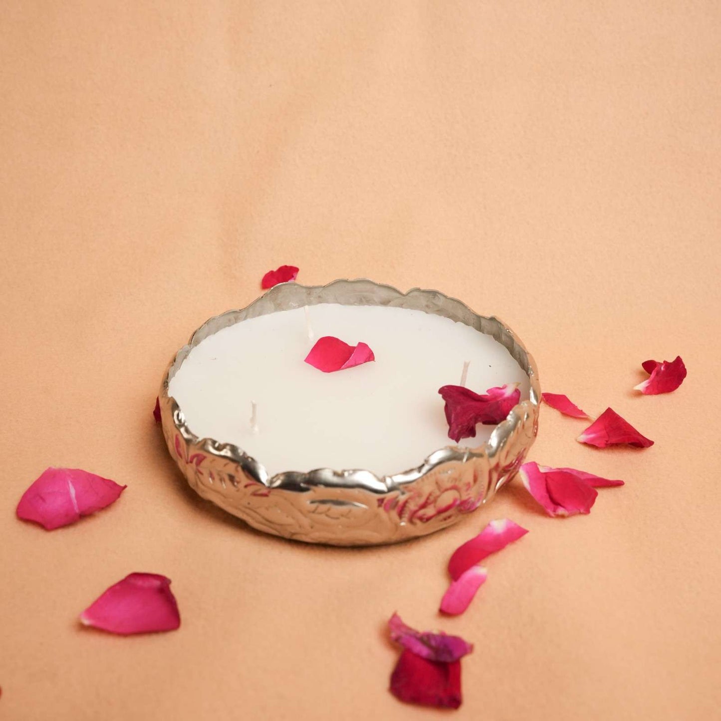 Chandi Urli Candle Silver Decor Festive Diya