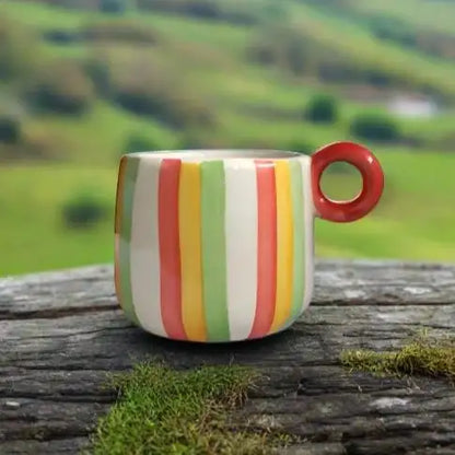 Candy Cane Stripes Ceramic Mug