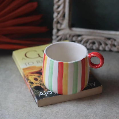 Candy Cane Stripes Ceramic Mug