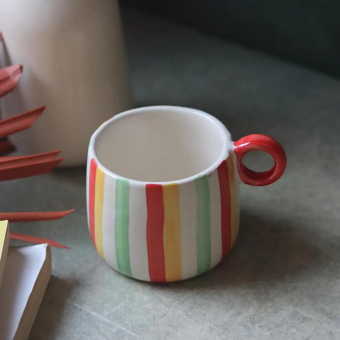 Candy Cane Stripes Ceramic Mug