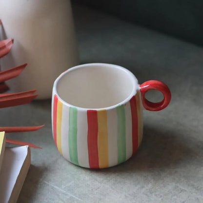 Candy Cane Stripes Ceramic Mug
