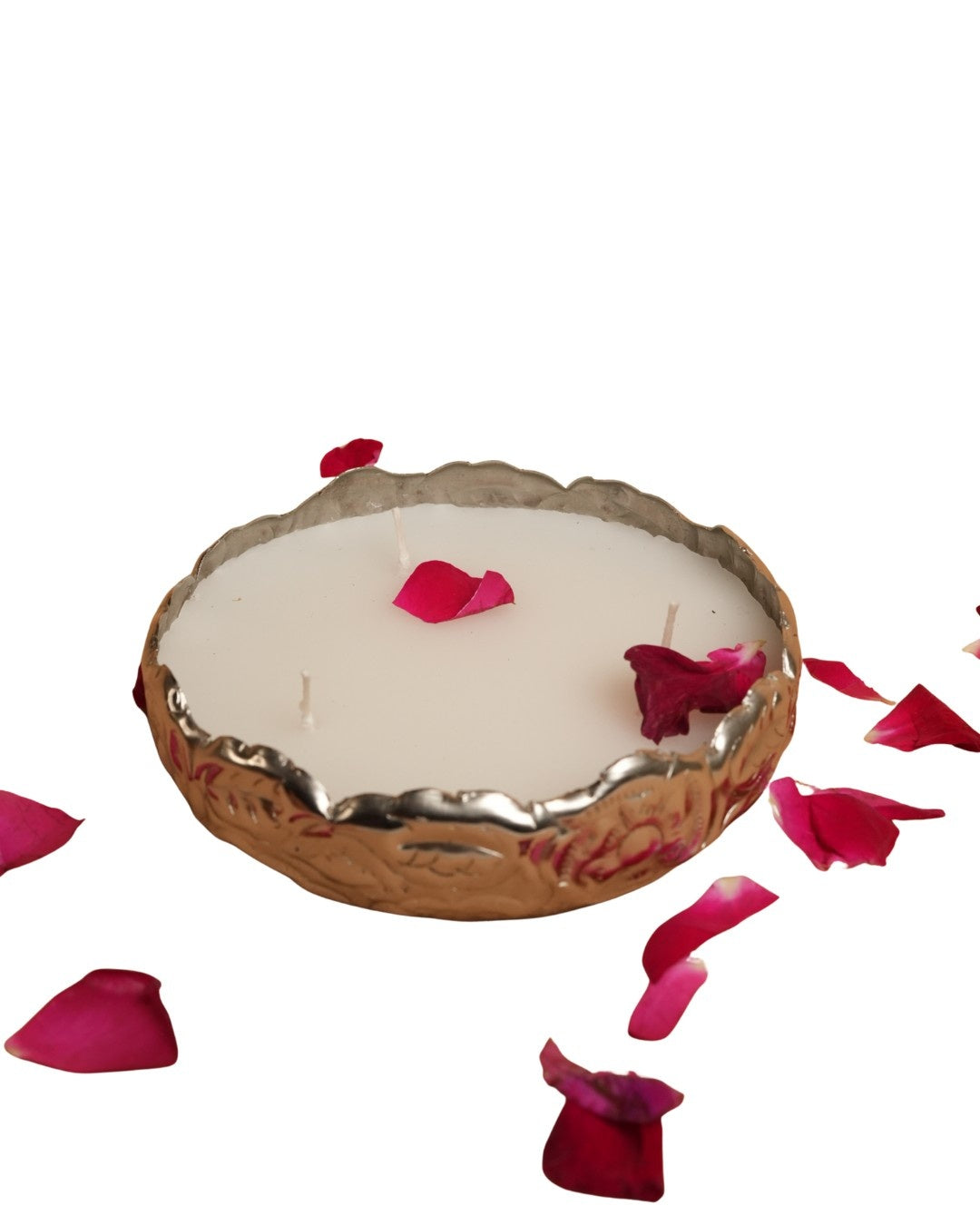 Chandi Urli Candle Silver Decor Festive Diya