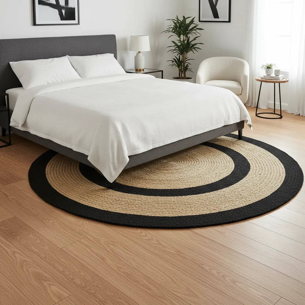 Eco-Friendly Jute Rug-Handwoven