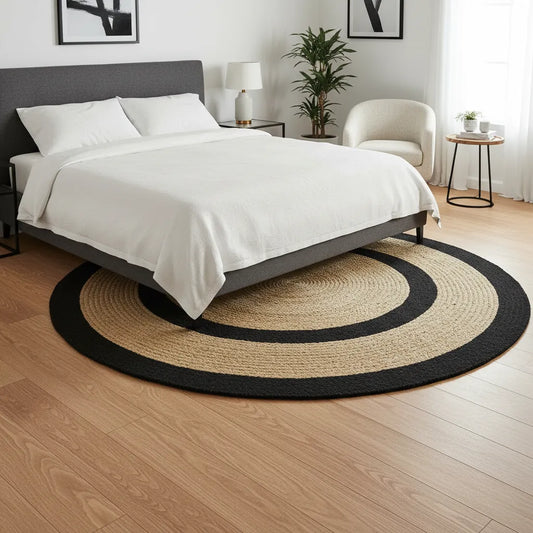 Eco-Friendly Jute Rug-Handwoven