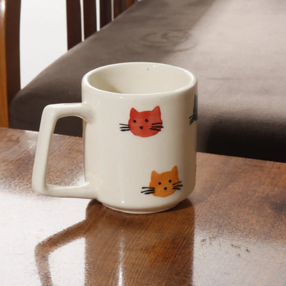 Colorful Kittens Ceramic Mug - 200 ml