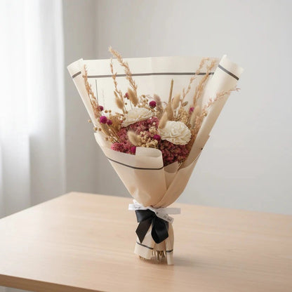 Marshmallow Assorted Dried Flower Gift Bunch