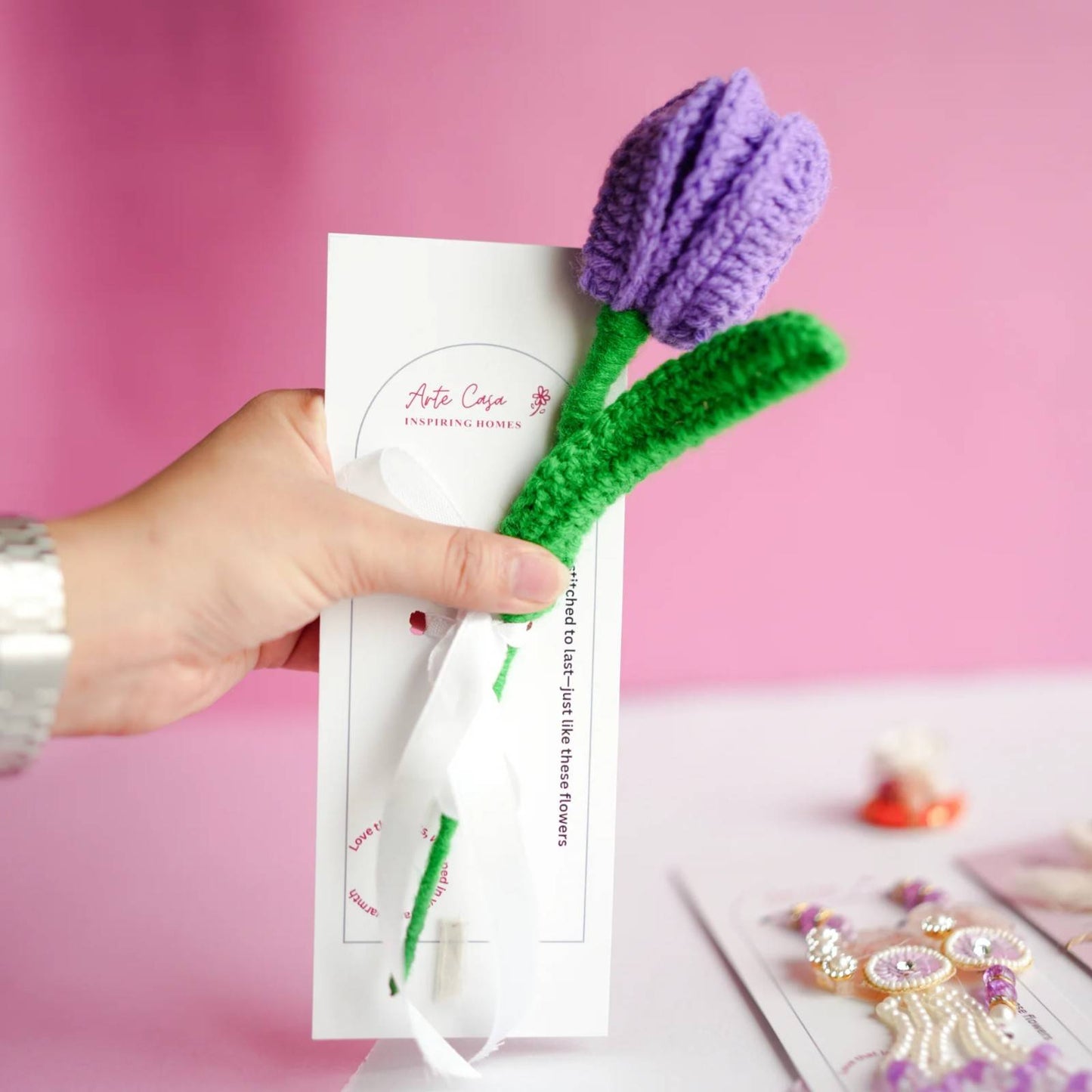 Handcrafted Crochet Flower - Premium Decor