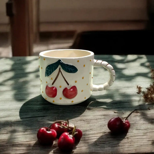 Delightful Cherry Ceramic Mug