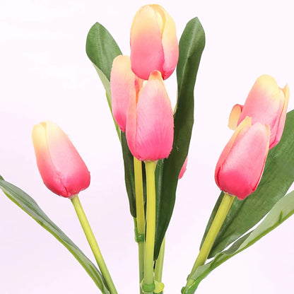 Tulip Bonsai Artificial Flower Plant - Home Decor