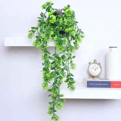 Hanging Plant with Pot for Living Spaces - Artificial Plant