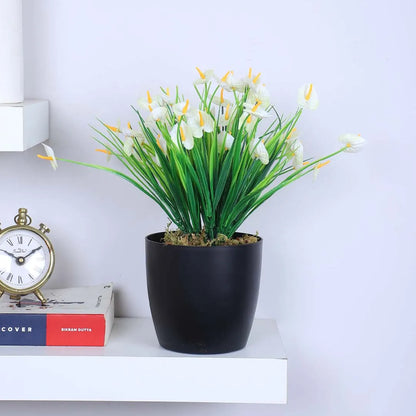 Anthurium Flower Plant with Pot Decor - Artificial Plant