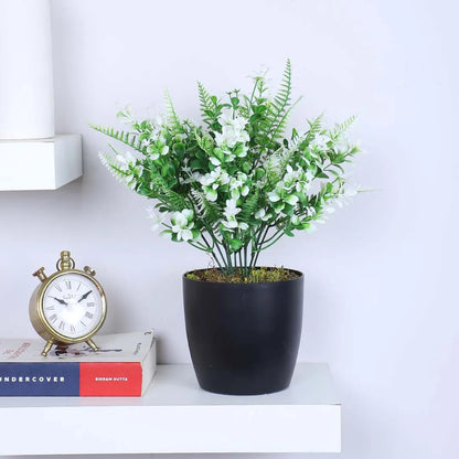 Mini Faux Potted Plant for Living Spaces - Artificial Plant