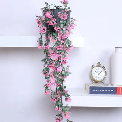 Hanging Plant with Pot for Living Spaces - Artificial Plant