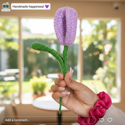 Handcrafted Crochet Flower - Premium Decor