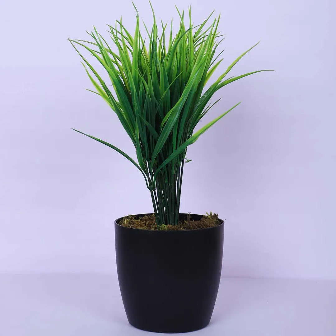 Mini Grass Potted Plant for Decor - Artificial Plant