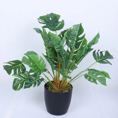 Tropical Monstera Potted Plant - Artificial Plant