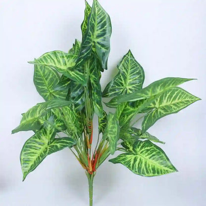 Caladium Leaf Potted Plant - Artificial Plant