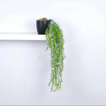 String of Pearls Hanging Plant with Pot for Decor - Artificial Plant
