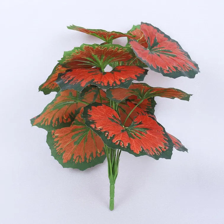 Tropical Rubber Plant with Pot - Artificial Plant