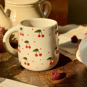 Blooming Cherry Bliss Handcrafted Mug