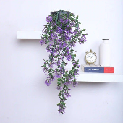 Hanging Plant with Pot for Living Spaces - Artificial Plant
