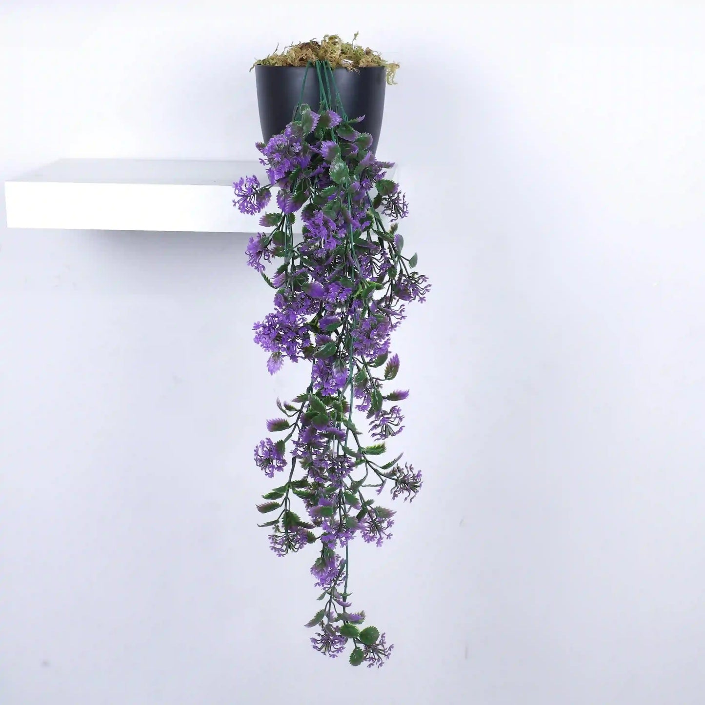 Hanging Plant with Pot for Living Spaces - Artificial Plant