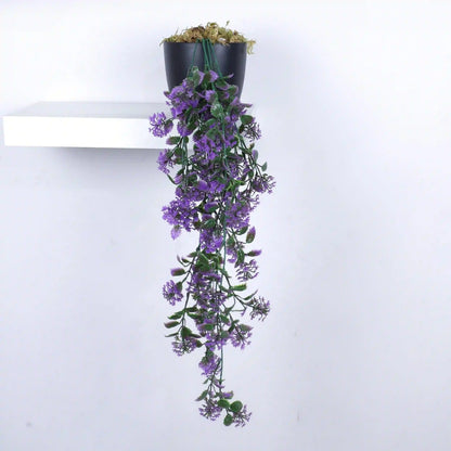 Hanging Plant with Pot for Living Spaces - Artificial Plant
