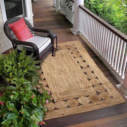 Classic Natural Braided Jute Carpet & Runner