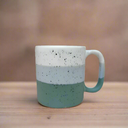 Shades of Green Matte Ceramic Mug - 300 ml