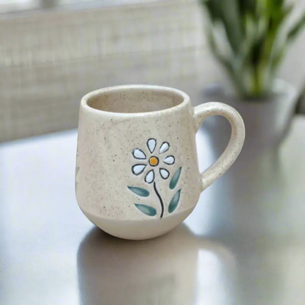 Flora Bliss Handcrafted Mug - 350 ml