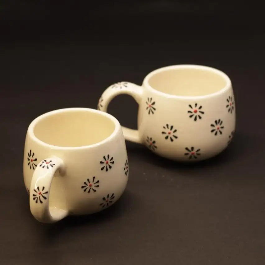 Petal Pop Colorful Ceramic Mug - 200 ml