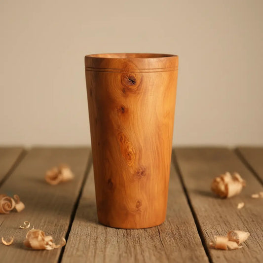 Handcrafted Sheesham Wood Drinking Mug