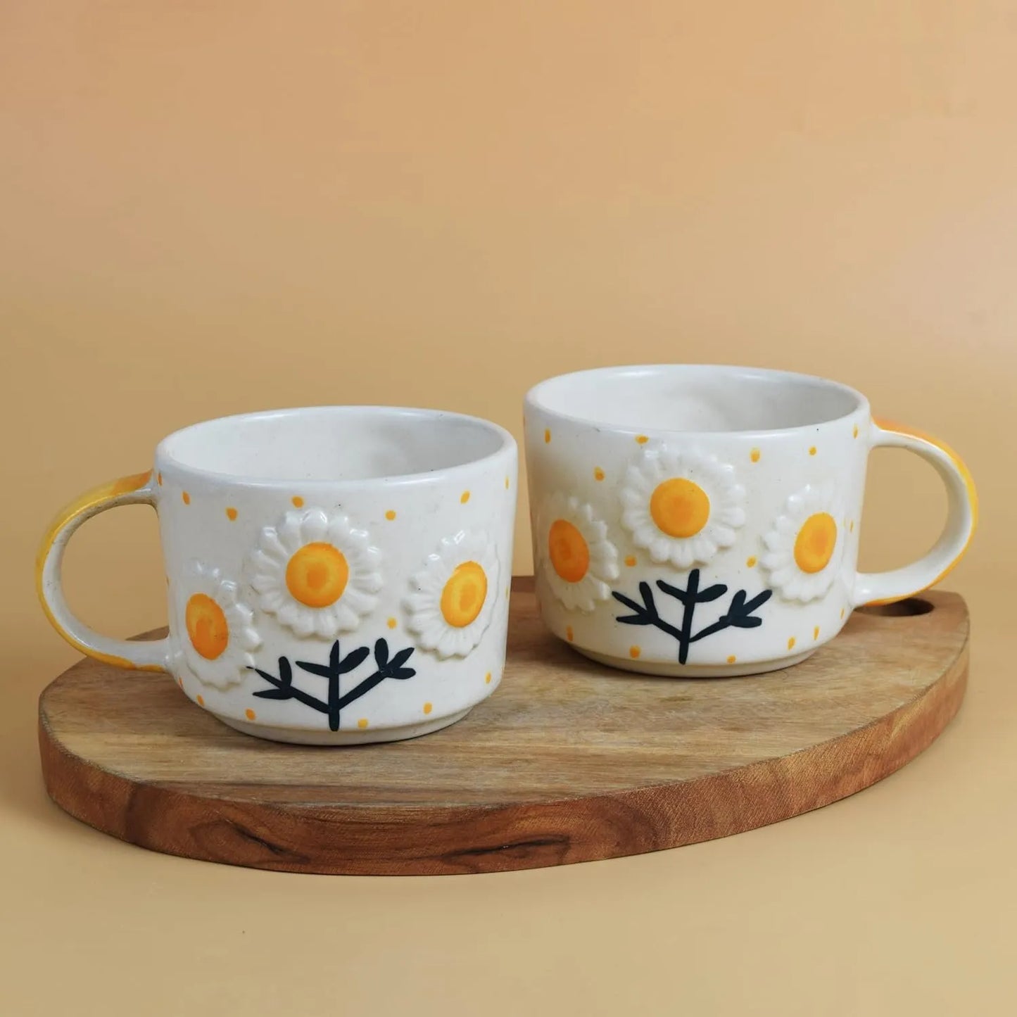 Sun-Kissed Daisies Ceramic Mug