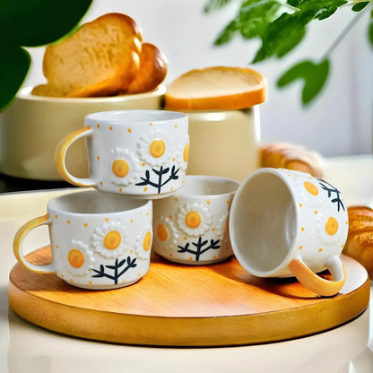 Sun-Kissed Daisies Ceramic Mug