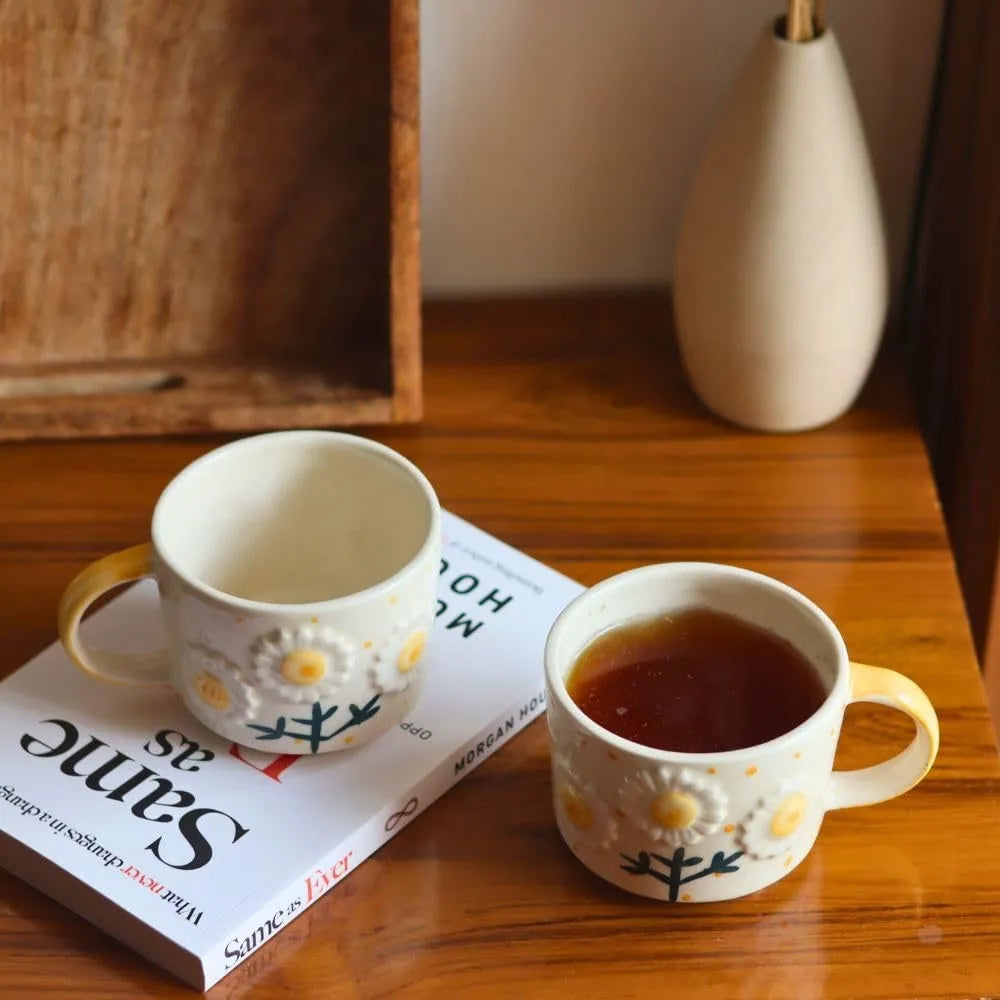 Sun-Kissed Daisies Ceramic Mug