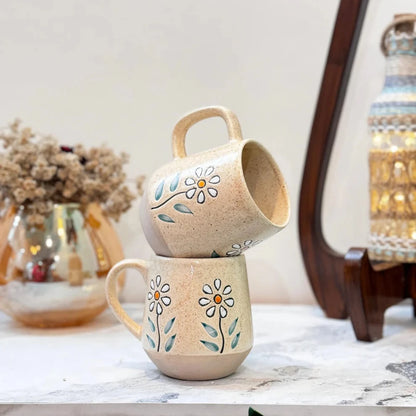 Flora Bliss Handcrafted Mug - 350 ml